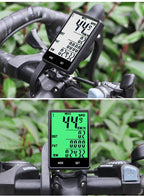 Waterproof Bicycle Computer Wireless And Wired Bike Cycling Odometer Stopwatch Speedometer Bicycle Speedometer With LCD Display 20 Functions And Automatic Wake-up Stevvex