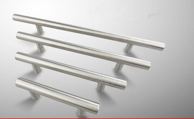 Stainless Steel Kitchen Door Cabinet T Bar Handle Pull Knob Door Pull Handle Stainless Door Handle Stainless Steel Hollow Bar Drawer Pulls Cupboard Knob For Kitchen Furniture Stevvex