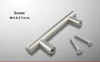Stainless Steel Kitchen Door Cabinet T Bar Handle Pull Knob Door Pull Handle Stainless Door Handle Stainless Steel Hollow Bar Drawer Pulls Cupboard Knob For Kitchen Furniture Stevvex