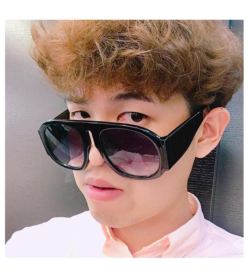 Fashionable & Luxury Round Shape Sunglasses For Men & Women & Designer Oversized & Attractive Personality Colorful Frames Unique Glasses In Retro Style Sunglasses Stevvex