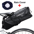 Black Bike Bag Bicycle Bag Cycle Cycling Bike Seat Bag Bags Accessories Waterproof Bike Packing Bags Large Bike Bags Fully Waterproof Bike Bag Under Seat Roll Up Cycling Rear Tail Pack Stevvex