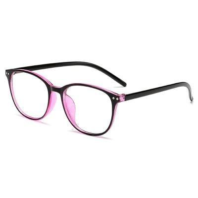 Women Myopia Glasses Ladies Blue And Anti Eye Strain Headache Computer Glasses  Transparent Lens Film Coated Oval Formed Myopia Glasses -1.0 -1.5 -2.0 -2.5 -3.0 -3.5 -4.0 -4.5 -5.0 -5.5 Stevvex