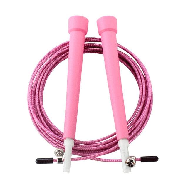 Sport Speed Jump Rope Professional Skipping Rope Adjustable Length Ergonomic Design Jumping Ropes For Speed Workout Ideal For Boxing Fitness Skip Workout Training Stevvex
