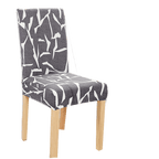 New Chair Covers Spandex Stretch Chair Covers Dining Slipcover Decorative Chair Cover floral For Kitchen Wedding Banquet Hotel Stretch Armless Chair Slipcover for Dining Room Seat Cushion, Spandex Kitchen Parson Chair Protector Cover, Removable & Washable Stevvex