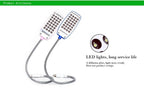 5V USB power LED Desk lamp Flexible study Reading Book lights Eye Protect Table lamp With Clip For Home Decorative Table Lamp Cute Study Lamps for Bedroom Décor Stevvex