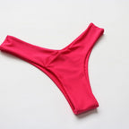Micro Mini Bikini Swimwear Women Halter Push Up Bikini Set Padded Bra  Women's Underwired Triangle Bathing Two Pieces Swimsuit Bikini Set  Swimsuit Bandage Swim Suit Stevvex