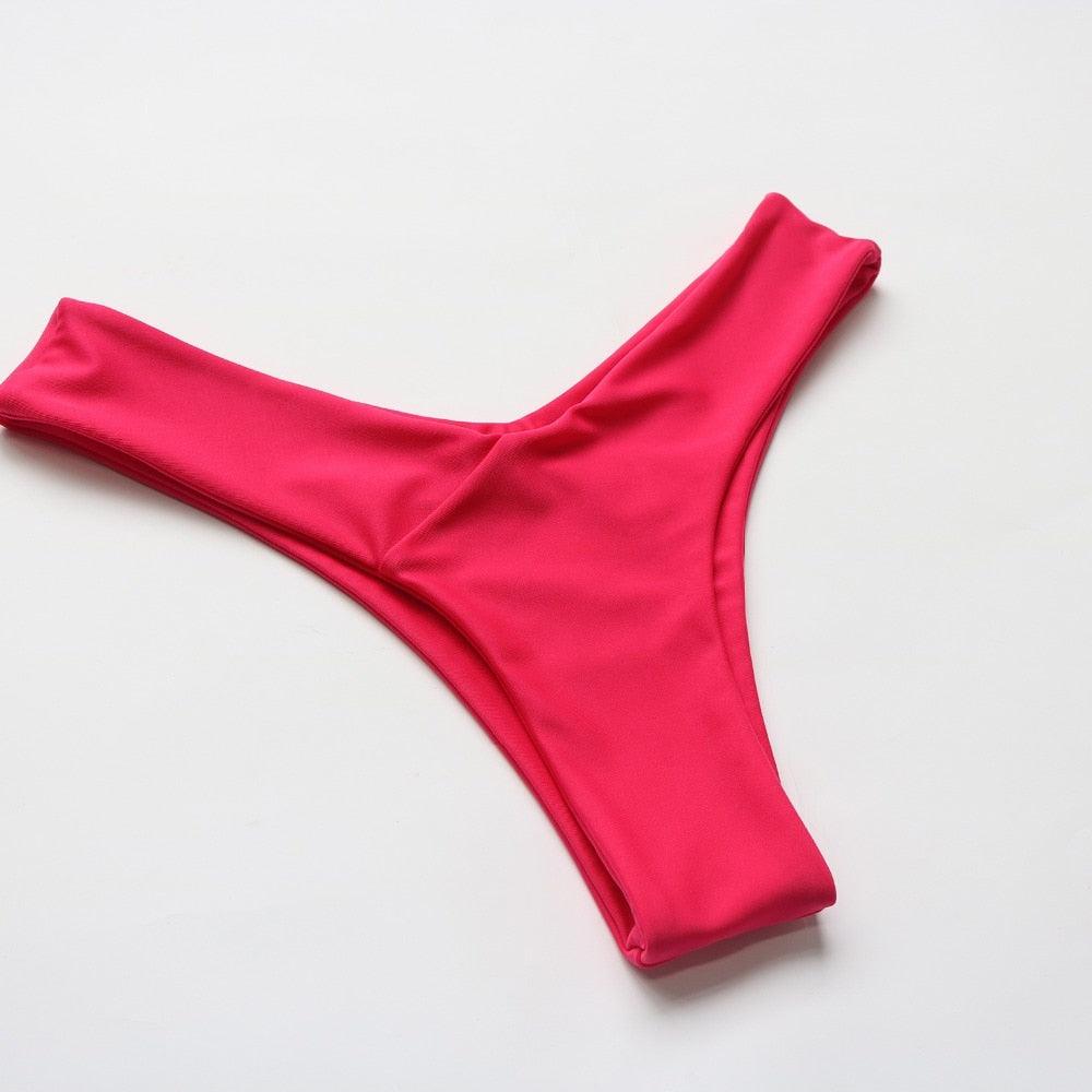 Micro Mini Bikini Swimwear Women Halter Push Up Bikini Set Padded Bra  Women's Underwired Triangle Bathing Two Pieces Swimsuit Bikini Set  Swimsuit Bandage Swim Suit Stevvex
