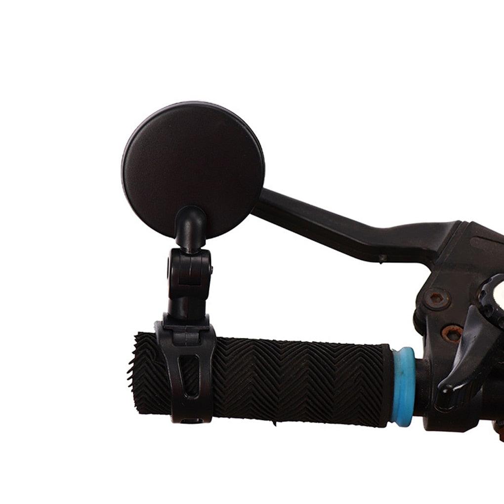 Universal Bicycle Mirror Bicycle Accessories Handlebar Rearview Mirror Rotate Wide-Angle Rearview Mirror Rotatable Round Adjustable Shockproof Convex Wide Angle Universal Back Rear View Mirrors Stevvex