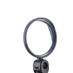 Bicycle Handlebar Rearview Mirror Portable Universal Adjustable Bike Rearview Mirror Wide-Angle Convex Mirror Rear View Safe Mirrors Adjustable Rotatable Handlebars Mounted Plastic Convex Mirror For Mountain Stevvex
