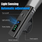 Bike Flashlight For Bicycle Anti-glare Smart Bike Light USB Rechargeable Front Rear Lamp Cycling Headlight Bike Light Set USB Rechargeable Bicycle Front Headlight Taillight 4 Light Modes Led Headlight Stevvex