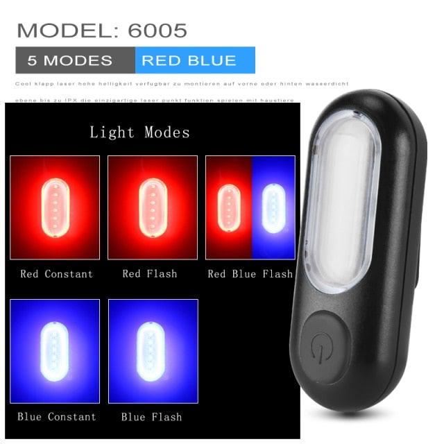 Bike Flashlight For Bicycle Anti-glare Smart Bike Light USB Rechargeable Front Rear Lamp Cycling Headlight Bike Light Set USB Rechargeable Bicycle Front Headlight Taillight 4 Light Modes Led Headlight Stevvex
