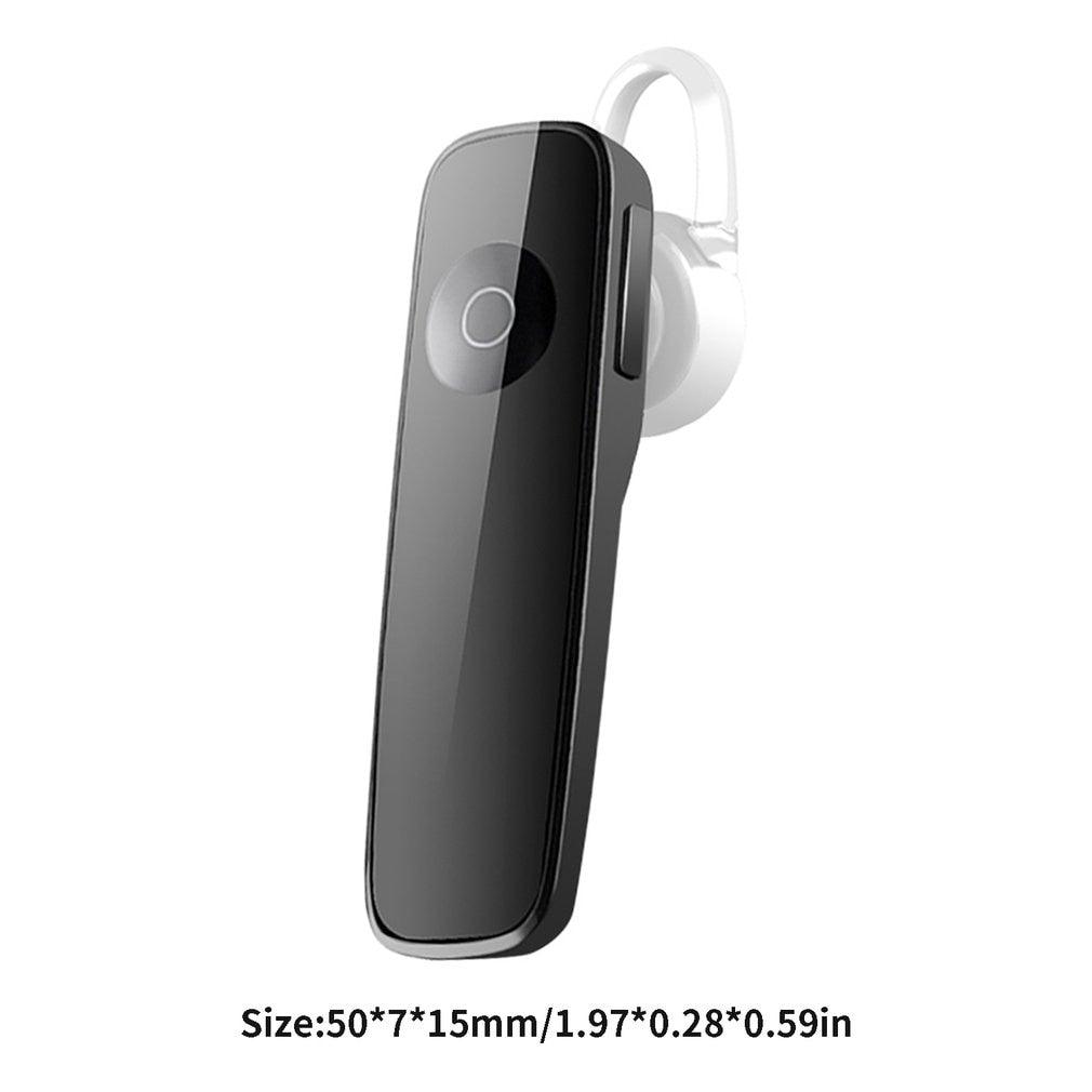 Black White Wireless Bluetooth Earphone In-ear Single Mini Earbud Hands Free Calls With Clear Conversations And Streaming MultimediaStereo Music Headset Sport Bluetooth Headphones Over Ear Hooks Earphone For Smart Phones Stevvex