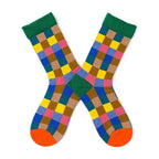 Novelty Happy Funny Women Graphic Short Socks Socks Combed Out Of Pure Cotton Art Abstract Oil Painting Socks French Style Crew Socks For Men And Women Stevvex