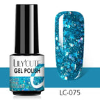 Luxury Metallic Womens Nail Polish Silver Rose Permanent UV Gel Nail Varnish Elegant Luxury Metal Effect More Collor For Girls Stevvex