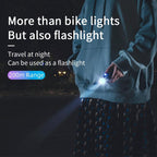 Bike Front Light Rainproof USB Rechargeable Bicycle Light Cycling Headlight LED Flashlight Bike USB Rechargeable Bicycle Light  Bicycle Front Headlight LED Bike Headlight Lamp 2000mAh