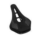 Bicycle Saddle Seat Road Steel Rails Mountain Bike Cushion Skid-Proof Soft PU Leather Road Mountain Bike Seat Bicycle Saddle Comfortable Memory Foam Cushion For Road Riding Stevvex
