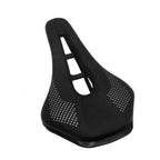 Bicycle Saddle Seat Road Steel Rails Mountain Bike Cushion Skid-Proof Soft PU Leather Road Mountain Bike Seat Bicycle Saddle Comfortable Memory Foam Cushion For Road Riding Stevvex
