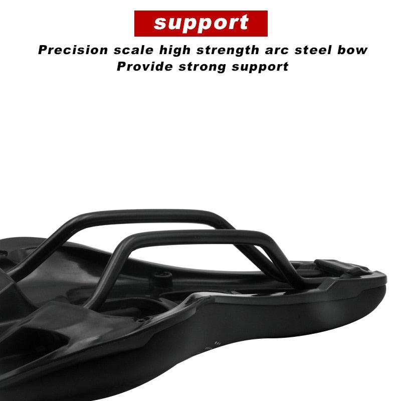 Bicycle Saddle Seat Road Steel Rails Mountain Bike Cushion Skid-Proof Soft PU Leather Road Mountain Bike Seat Bicycle Saddle Comfortable Memory Foam Cushion For Road Riding Stevvex