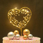 1Pcs Metal Happy Birthday Cake Topper Artificial flowers Cake Toppers Happy Birthday Cake Topper Metal And Acrylic Cake Decoration With Pink Artificial Flower Cluster For DIY Baby Shower Birthday Party Decoration Baking Decor Stevvex