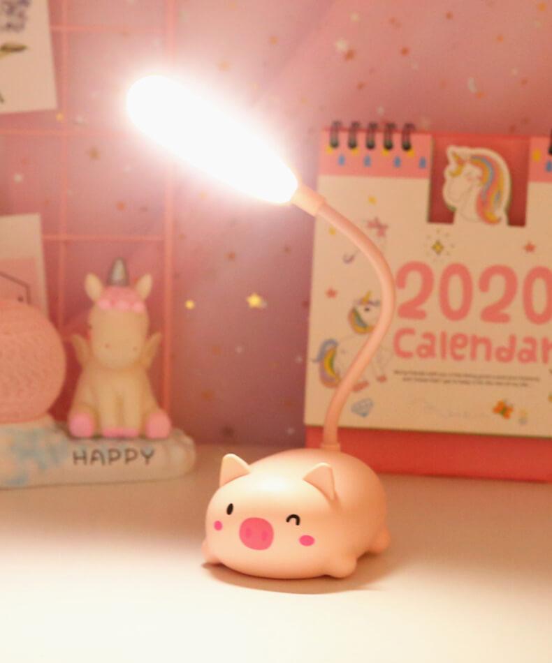 Children Desk Lamp LED Bedside Table Lamp Flexo Balance Light Gooseneck Drawing Iluminaria For Study Badroom Decor Cute Bear Cute Study Lamps for Bedroom Décor Stevvex