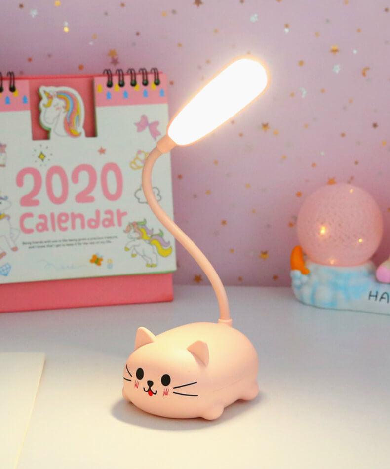 Children Desk Lamp LED Bedside Table Lamp Flexo Balance Light Gooseneck Drawing Iluminaria For Study Badroom Decor Cute Bear Cute Study Lamps for Bedroom Décor Stevvex