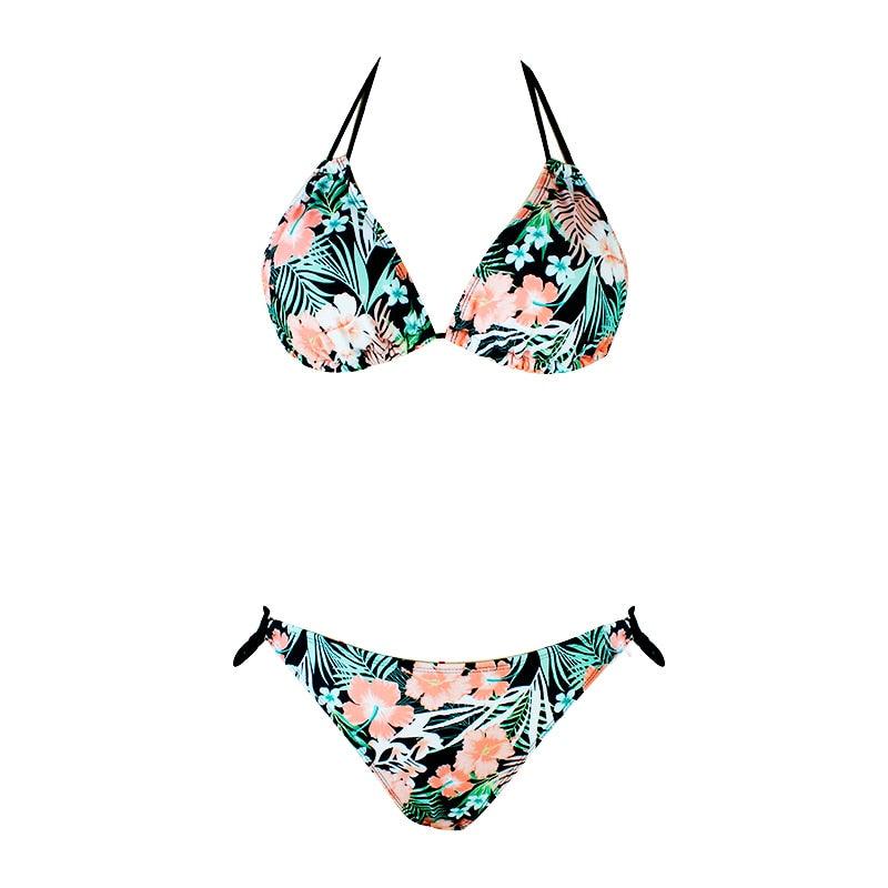 Swimwear Woman Swimsuit  Bikini New Push Up Bikini Set Bathing Suit Women's Bikini Swimsuits Floral Printed Bathing Suits For Women 2 Piece Bikini  Women  Floral Print Beachwear Two Piece Suit Stevvex
