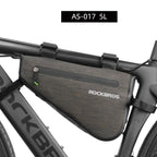 Cycling Bicycle Bags Top Tube Front Frame Bag Waterproof Road  Dirt-resistant Bike Accessories Bags  Bike Frame Bag Waterproof Bike Elegant Design Bag Bicycle Under Top Tube Bag Corner Pouch Storage Bag For Cycling Accessories Stevvex