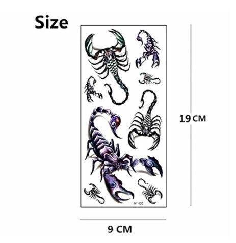 Realistic 3D Animals Tattoo Temporary Waterproof Sticker For Party Kids Men Women Stevvex