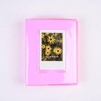 Cute Mini Holds 64 Photos Album Jelly Color Photo Album for Name Card 7s 8 25 50s Mini Photo Album Ring Binder Cover Refillable Notebook Photo Album Stevvex