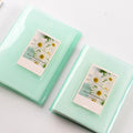 Cute Mini Holds 64 Photos Album Jelly Color Photo Album for Name Card 7s 8 25 50s Mini Photo Album Ring Binder Cover Refillable Notebook Photo Album Stevvex