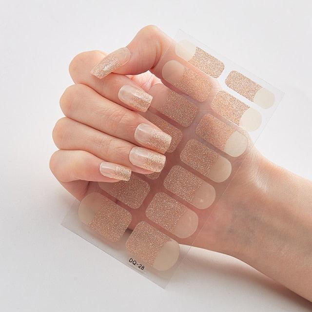 Full Cover Nail Stickers Designer Nail Decals Fashion Five Sorts of Nail Stickers  Nail Sticker set Nail Decoration Nail Strips 3D Nail Art Stickers Decal Slider Template Diy Nail Tool Decorations Nail Art Design Self Adhesive Luxury Designer Nail Sticker Stevvex
