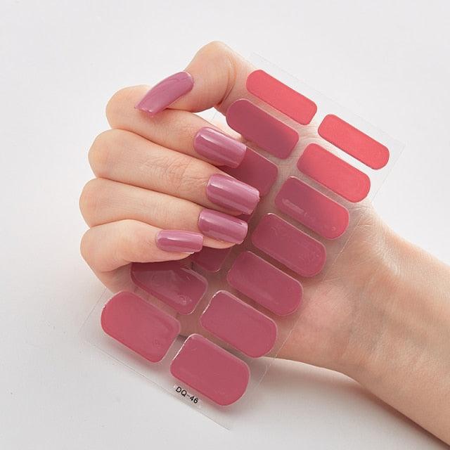 Full Cover Nail Stickers Designer Nail Decals Fashion Five Sorts of Nail Stickers  Nail Sticker set Nail Decoration Nail Strips 3D Nail Art Stickers Decal Slider Template Diy Nail Tool Decorations Nail Art Design Self Adhesive Luxury Designer Nail Sticker Stevvex