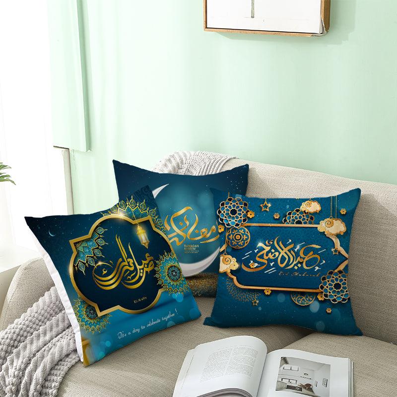 Blue Moon Pillow Decorations For Family Pillow Cover Cotton Sofa Cushion Cover Decoration Decor For Home Charming Decorative Pillows Stevvex