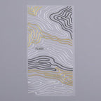 Gold Silver 3D Nail Sticker Curve Stripe Lines Nails Stickers Gradient Adhesive Striping Tape Nail Art Stickers Decal Decoration Metallic Curve Strip Line Nail Decal Self-Adhesive 3D Wave Design Decoration for Women Girls Stevvex