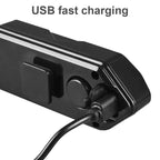 Bike Turn Signals Remote Control Bicycle Direction Indicator LED Rear Light USB Rechargeable Cycling Taillight With Horn Wireless Remote Control Bike Rear Light Back USB Rechargeable Safety Warning Cycling Light Fits On Any Road Bicycle Stevvex