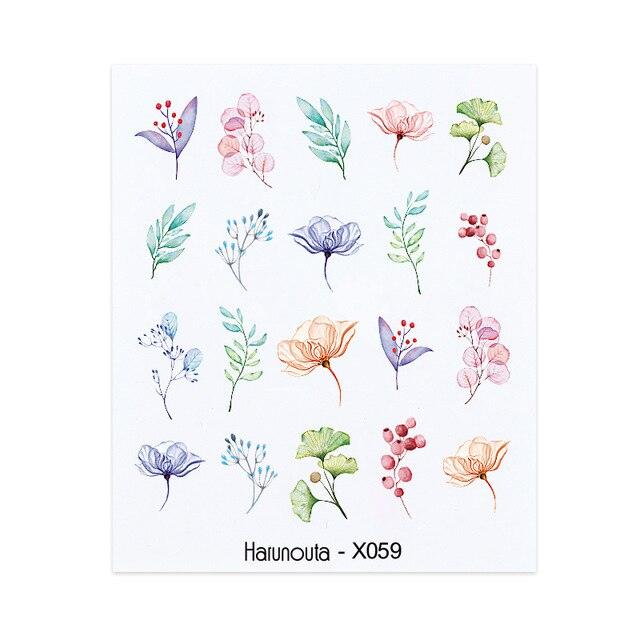 Embossed Nails Sticker 3D Flower Leaves Slider Water Transfer Nail Decals for Nail Art Transfer Sticker  3D Wave Design Decoration for Women Girls Art Stickers Decal Decoration Metallic Curve Strip Line Nail Decor Stevvex