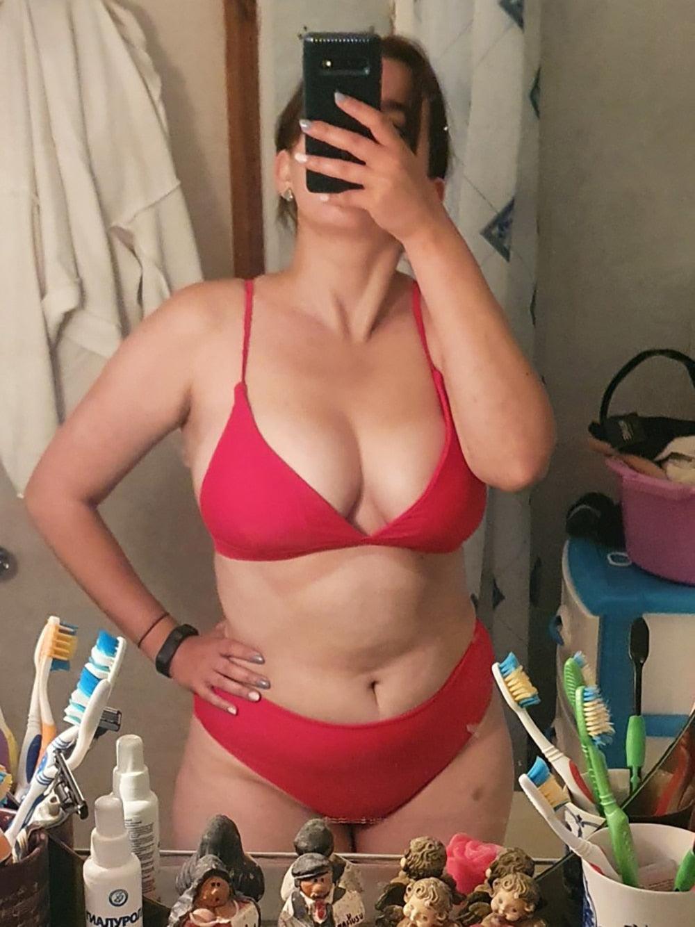 Bikini Swimwear Swimsuit Women Solid Bathing Suit Bikini Set With Pad Female High Waist Beachwear Women Bikini Swimsuits 2 Piece Deep V Neck Swimwear Adjustable Strap Back Bathing Suits Stevvex