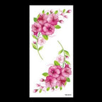 1 Pcs Elegant Temporary Tattoos Stickers Rose Flowers Arm Shoulder Tattoo Waterproof Big Luxury Flower For Womens Stevvex