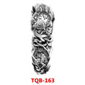 Full Arm Large Size Sleeve Temporary Sticker Dragon Tattoo Waterproof Body Art Realistic 3D Design For Mens Stevvex
