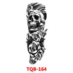 Full Arm Large Size Sleeve Temporary Sticker Dragon Tattoo Waterproof Body Art Realistic 3D Design For Mens Stevvex