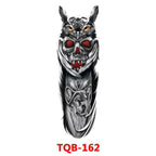 Full Arm Large Size Sleeve Temporary Sticker Dragon Tattoo Waterproof Body Art Realistic 3D Design For Mens Stevvex