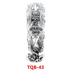 Full Arm Large Size Sleeve Temporary Sticker Dragon Tattoo Waterproof Body Art Realistic 3D Design For Mens Stevvex