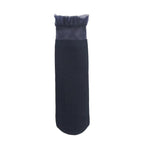 1 Pair Woman Socks Spring New Fashion Socks Solid Color Women Soft Cute Long Socks For Women Mesh Thin Socks High Quality Cotton Invisible Socks For Women Stevvex