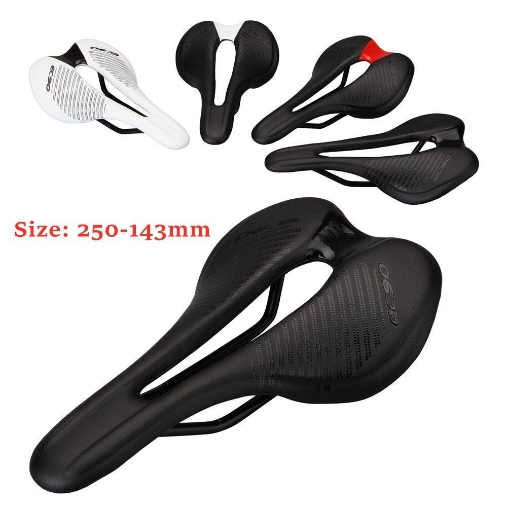 Road Bike Saddles PU Ultralight Breathable Comfortable Seat Cushion Bike Racing Saddle Superflow Road Bike Saddle High Performance And Comfortable Lightweight Sport Road Bike Seat Stevvex