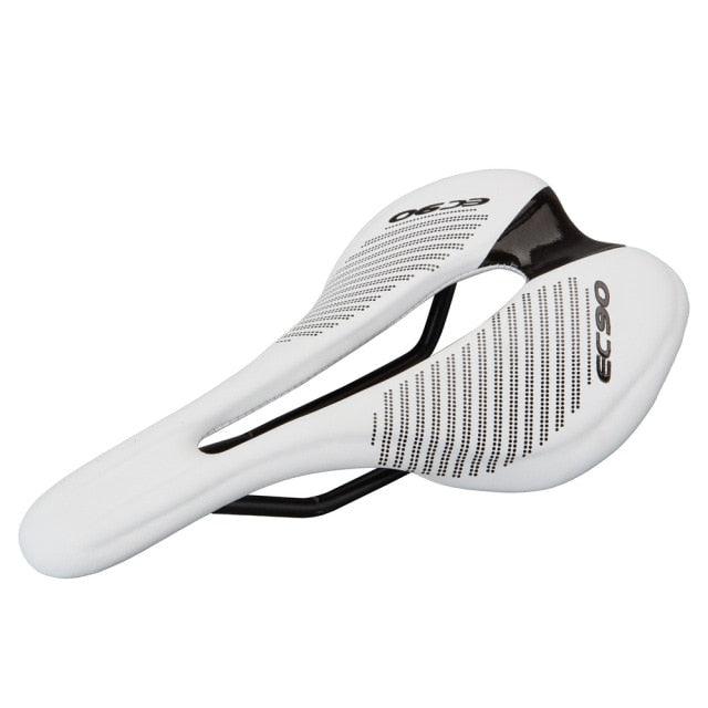 Road Bike Saddles PU Ultralight Breathable Comfortable Seat Cushion Bike Racing Saddle Superflow Road Bike Saddle High Performance And Comfortable Lightweight Sport Road Bike Seat Stevvex