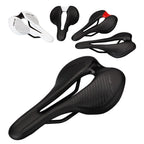 Road Bike Saddles PU Ultralight Breathable Comfortable Seat Cushion Bike Racing Saddle Superflow Road Bike Saddle High Performance And Comfortable Lightweight Sport Road Bike Seat Stevvex