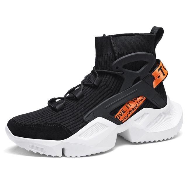 New Modern Mans Sneakers Breathable Fashion Men's Height Increasing Casual Outdoor High Quality Mesh Walking Jogging Non Slip Athletic Comfortable Casual Mens Sneakers Stevvex