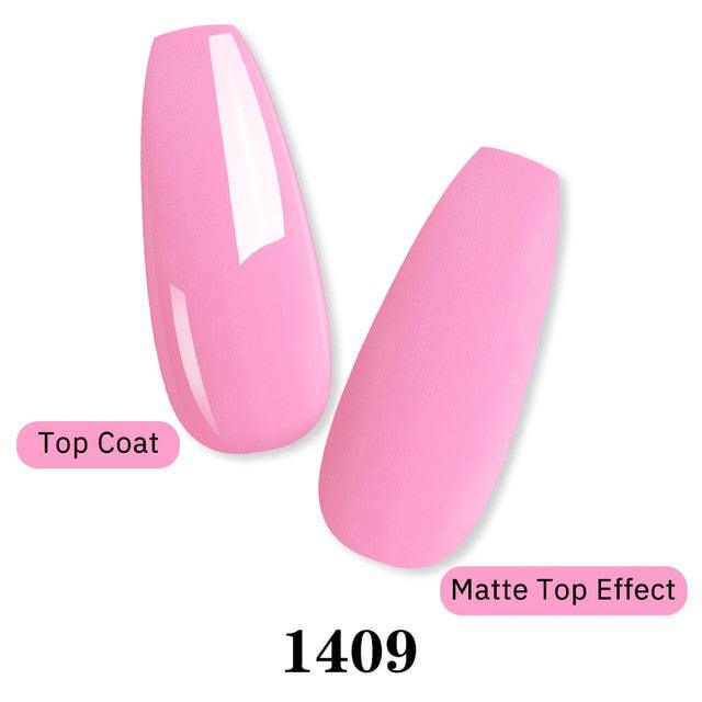 New 2022 Women Gel Nail Polish Pure Pink UV Gel Nail Polish Art Manicure Luxury Colorful Design For Ladies and Womens Stevvex