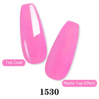 New 2022 Women Gel Nail Polish Pure Pink UV Gel Nail Polish Art Manicure Luxury Colorful Design For Ladies and Womens Stevvex