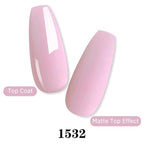 New 2022 Women Gel Nail Polish Pure Pink UV Gel Nail Polish Art Manicure Luxury Colorful Design For Ladies and Womens Stevvex